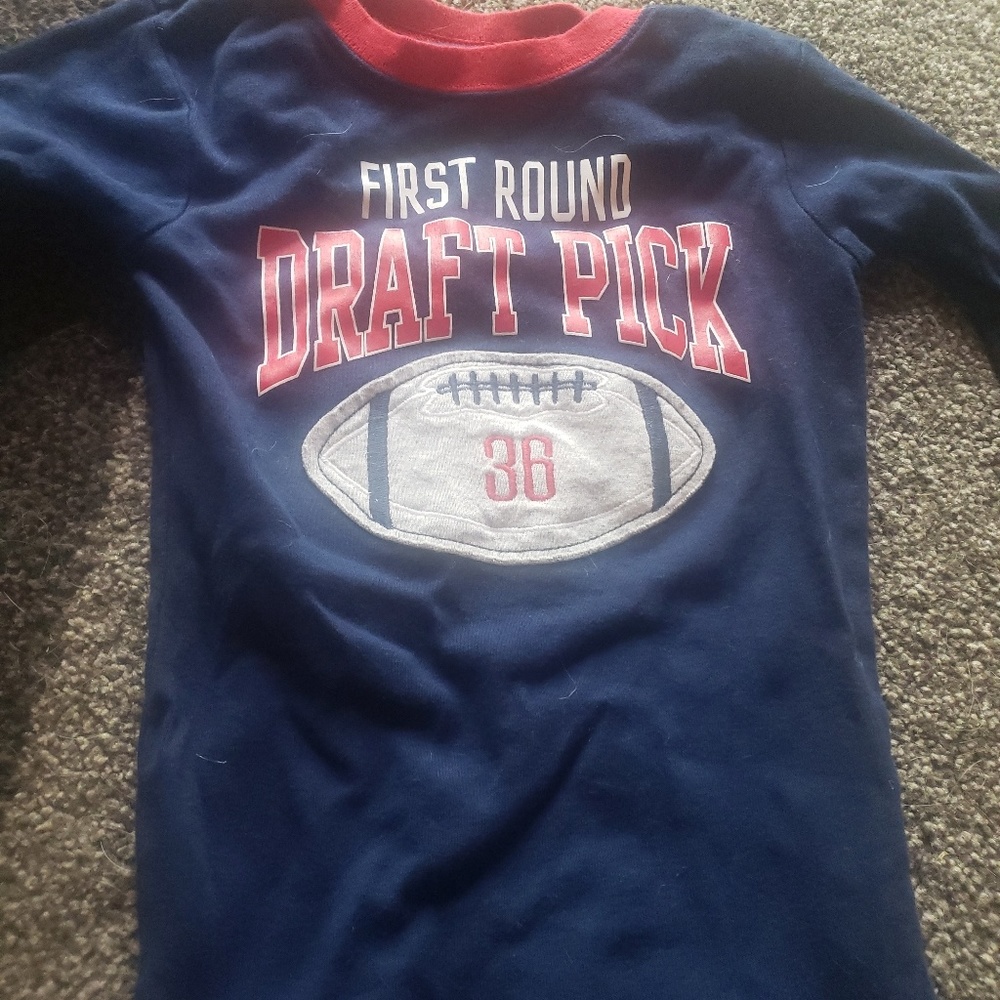 Blue sports tee